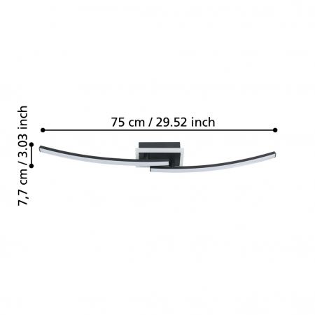 Plafoniera LUNGOLAGO LED 12W lumina neutra [4]