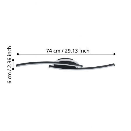 Plafoniera LUNGOLAGO LED 12W lumina neutra [4]