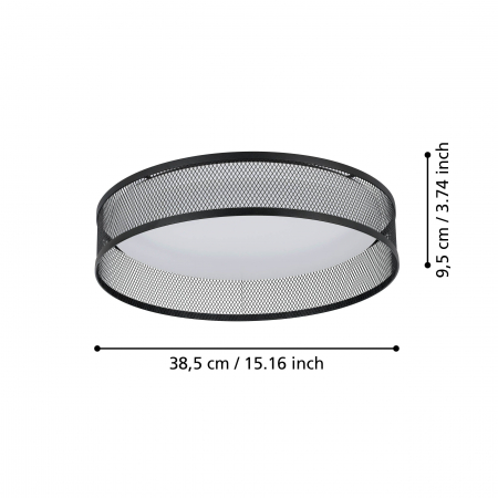 Plafoniera LUPPINERIA LED 20W lumina calda [3]