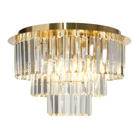 Plafoniere - Plafoniera Milano Auriu E14 6x40W 45 cm