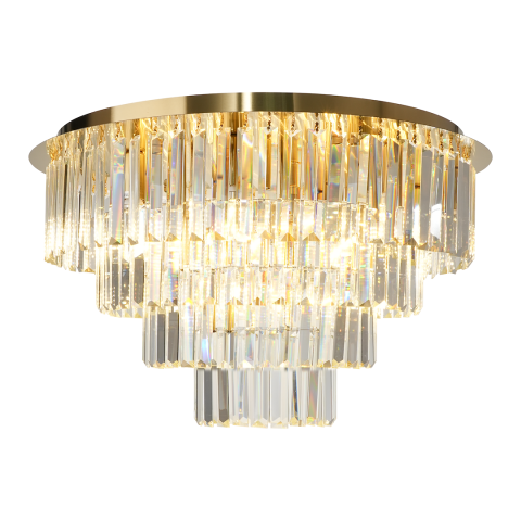 Plafoniere - Plafoniera Milano Auriu E14 9x40W 60 cm