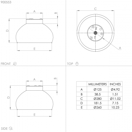 Plafoniera MOGANO 2 E27 1X40W [4]