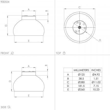 Plafoniera MOGANO 2 E27 1X40W [4]