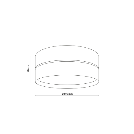 Plafoniera NICOL E27 4 x max 15W LED Alb, Stejar 50 cm [5]