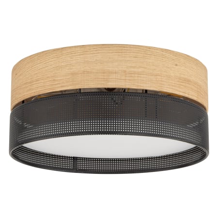 Plafoniere - Plafoniera NICOL E27 4 x max 15W LED Alb, Stejar 50 cm