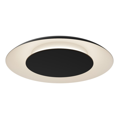 Aplice si plafoniere - Plafonieră Piattino Negru 30W LED 3000K-4000K-6000K
