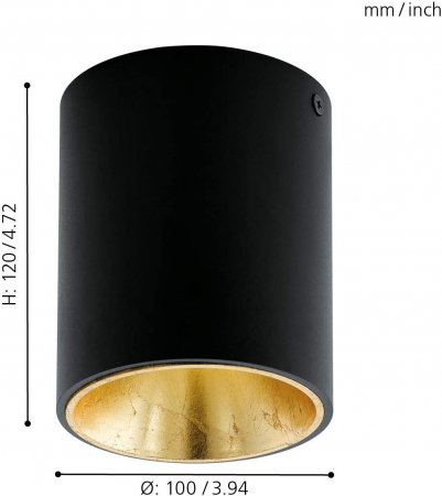 Plafoniera POLASSO LED 1X3.3W lumina calda [3]