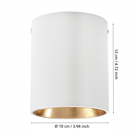 Plafoniera POLASSO LED 3,3W lumina calda 10 cm [3]