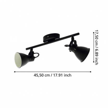 Plafoniera SERAS 2 GU10 2X2, 8W [3]