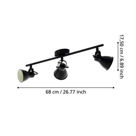 Plafoniera SERAS 2 GU10 3X2,8W [3]