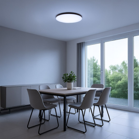 Plafoniera Siena Black 80W LED Ø750 mm + telecomandă [3]