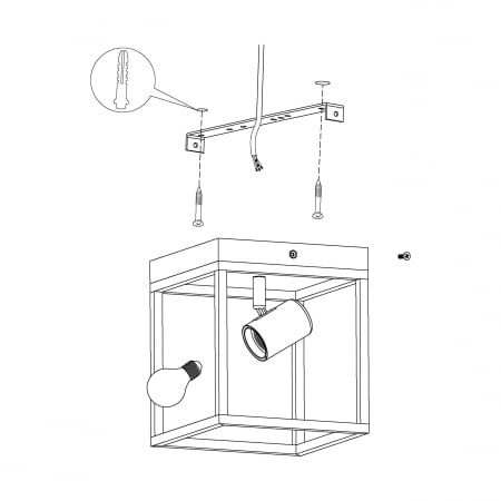 Plafoniera SILENTINA E27 1X40W [2]