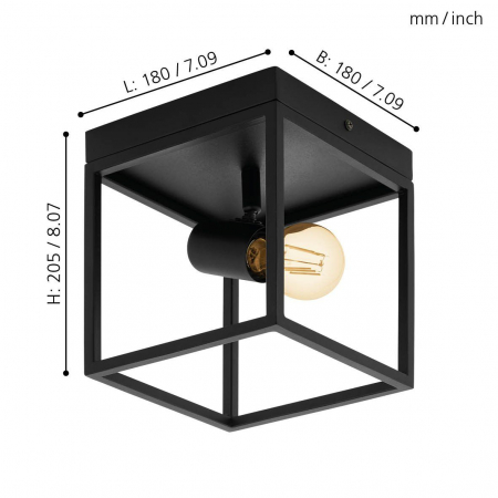 Plafoniera SILENTINA E27 1X40W [1]
