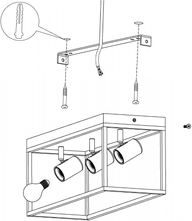 Plafoniera SILENTINA E27 3X40W [3]