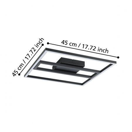 Plafoniera CALAGRANO-Z LED 21W lumina reglabila [2]