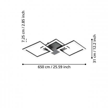 Plafoniera PARANDAY-Z LED 32.4W lumina reglabila [3]