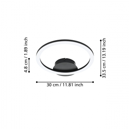 Plafoniera PARRAPOS-Z LED 12W lumina reglabila [3]