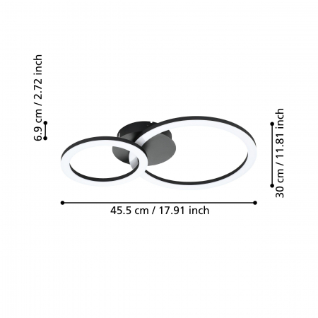 Plafoniera PARRAPOS-Z LED 15W lumina reglabila [3]