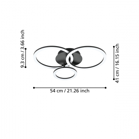 Plafoniera PARRAPOS-Z LED 33W lumina reglabila [4]