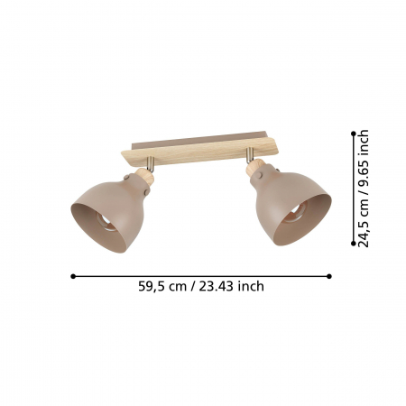Plafoniera ARRECIFE E27 2X28W [5]
