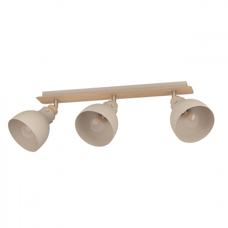 Aplice si plafoniere - Plafoniera ARRECIFE E27 3x28W nisipiu 74,5 cm