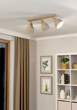 Plafoniera ARRECIFE E27 3x28W nisipiu 74,5 cm [1]