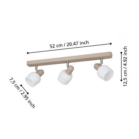 Plafoniera CORATO E14 3X18W [4]