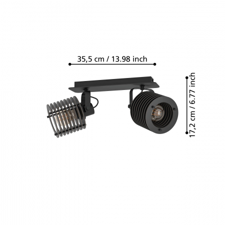 Plafoniera SEGOVIA E27 2X40W [5]