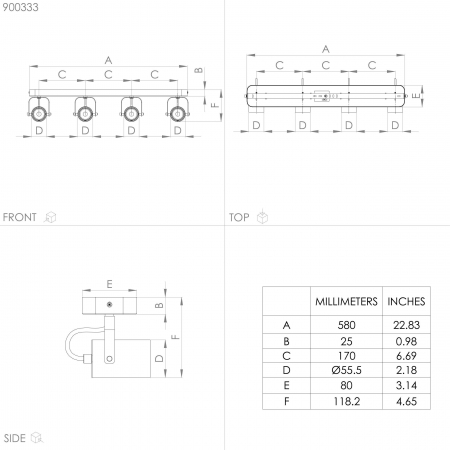 Plafoniera SOREGO GU10 12W lumina calda [4]