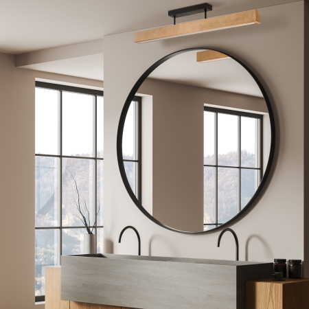 Plafoniera TEO LED 1 x max 22W LED Pin, Negru 96 cm [1]