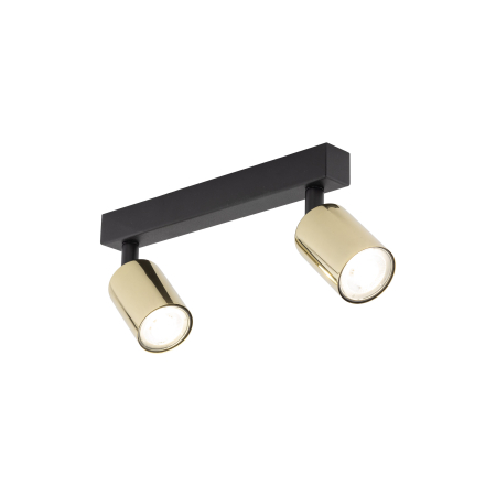 Plafoniera TOP GU10 2 x max 10W LED Auriu, Negru 39 cm [2]