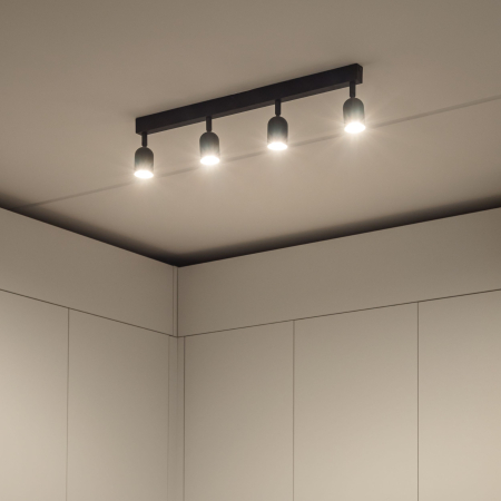 Plafoniera TOP GU10 4 x max 10W LED Negru 83 cm [4]