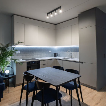 Plafoniera TOP GU10 4 x max 10W LED Negru 83 cm [1]