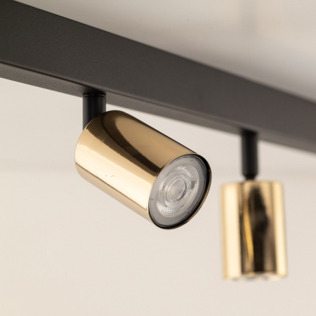 Plafoniera TOP GU10 6 x max 10W LED Auriu, Negru 127 cm [2]