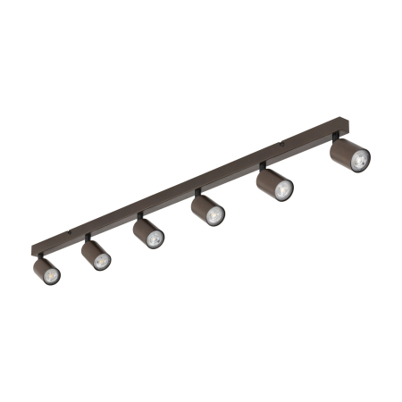 Plafoniere - Plafoniera TOP GU10 6 x max 10W LED Brun 127 cm