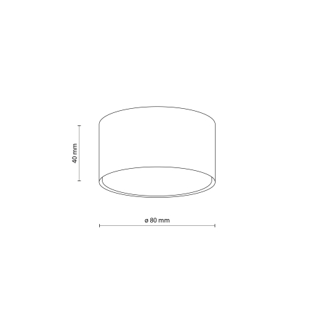 Plafoniera TOP GX 53 1 x max 11W LED Negru 8 cm [3]
