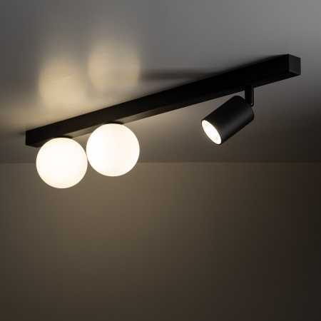 Plafoniera Vox GU10, G9 3 x max 8W LED, max 10W LED Negru 18 cm [1]