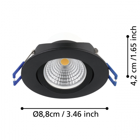 Spot incastrat SALICETO LED 3X6W lumina calda [4]