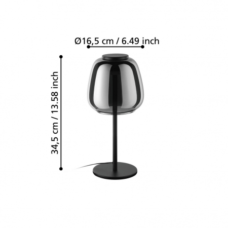 Veioza ALFERO-Z LED 7,7W lumina reglabila [5]