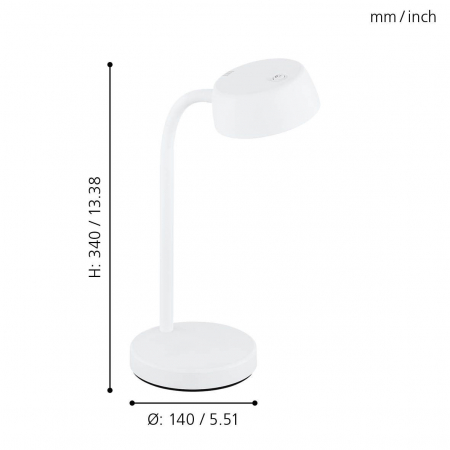 Veioza CABALES LED 4.6W lumina calda [2]