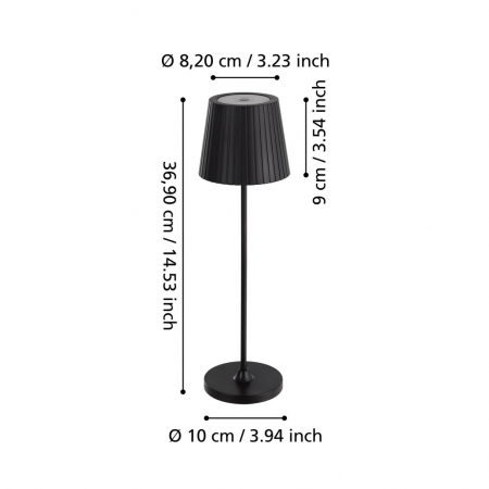 Veioza exterior CABOZO LED 3,8W lumina reglabila [3]