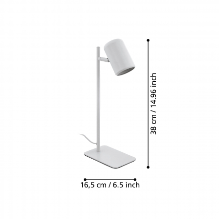 Veioza CEPPINO GU10 LED 1x4.5W lumina calda 38 cm [4]
