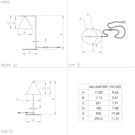 Veioza NARICES E27 1X40W [4]