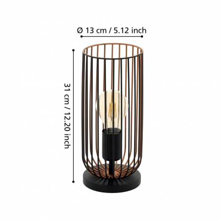 Veioza ROCCAMENA E27 1X60W [1]