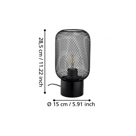 Veioza WRINGTON E27 1X60W [3]
