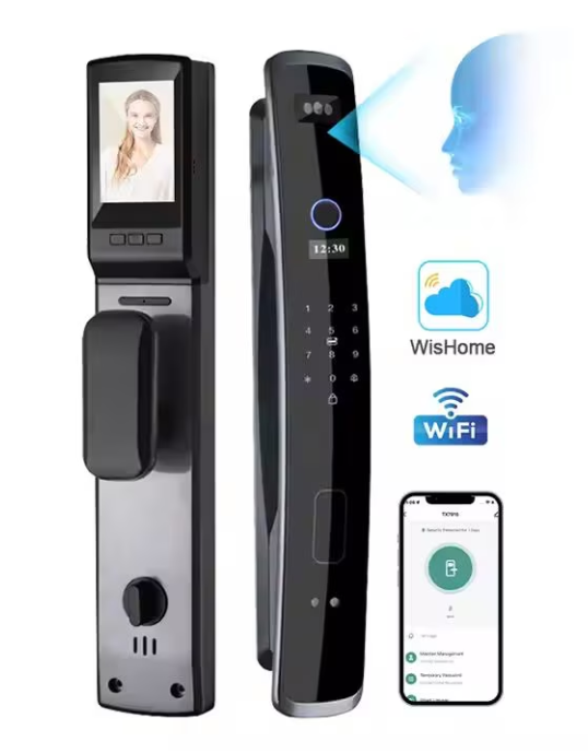 Yala Inteligenta cu Amprenta si WiFi – Deschidere prin Aplicatie, Cod PIN, Card si Cheie – Rezistenta la Apa, Montaj Universal [5]