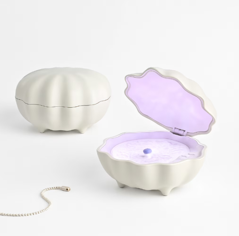 Lampa Decorativa in Forma de Scoica cu Boxa Bluetooth – Lumina Ambientala si Sunet Premium [1]