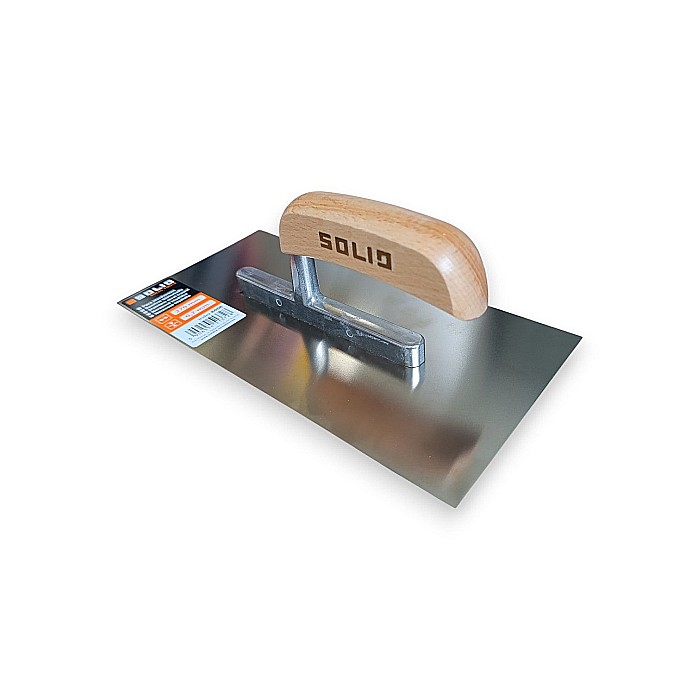 Gletiera SOLID din inox 27cm maner de lemn [2]