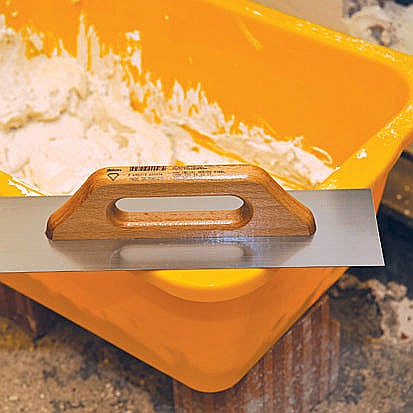 Gletiera Inox DEKOR - Maner Inchis din Lemn - Diferite Dimensiuni [4]