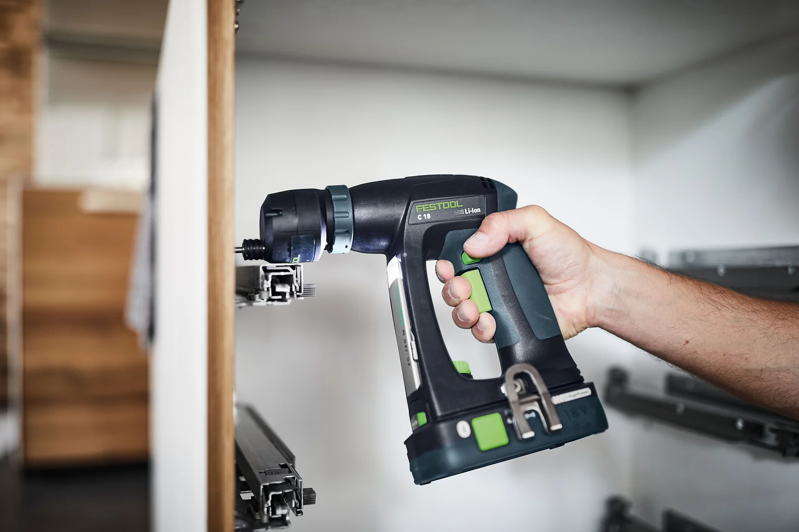 Festool Masini de gaurit si insurubat cu acumulatori C 18 Basic-Set [6]